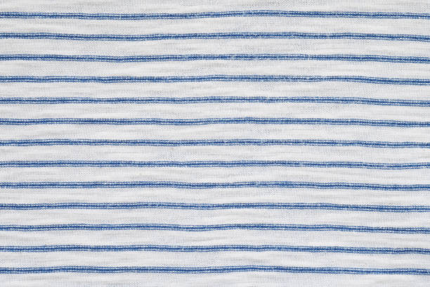 istock Blue stripe cotton fabric texture background, fashion design concept 665291046