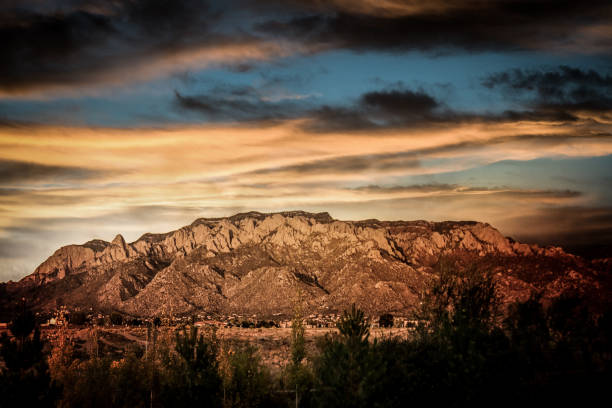 istock Majestic Cloudscape over Sandia Mountains 665301102