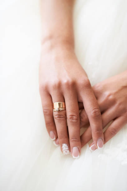 istock Hands of the bride 665301928