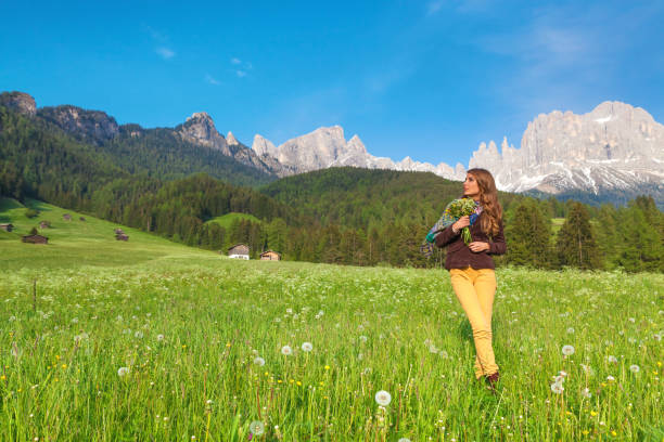 istock Young woman in the spring 665315154