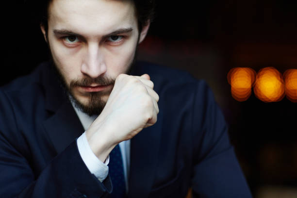 istock Portrait of Strong-Willed Elegant Man 665315870