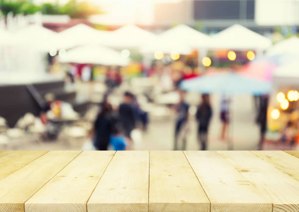 istock Food Exhibition Blurred 665322154