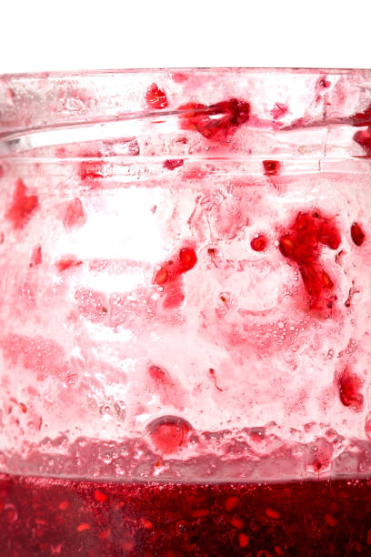 istock background of raspberry jam in a jar 665322394