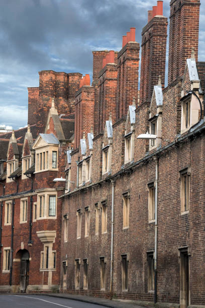 istock Cambridge street old red brick houses 665330532