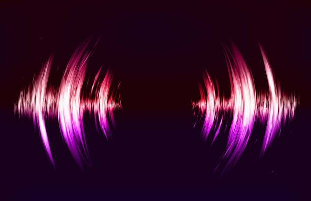 kuvapankkikuvitukset aiheesta vektori techno tausta crcular ääni värähtely. resonanssi. pulssi. sydänkäyrä - taajuus