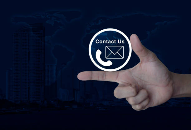 istock Contact us concept, Elements of this image furnished by NASA 665337620