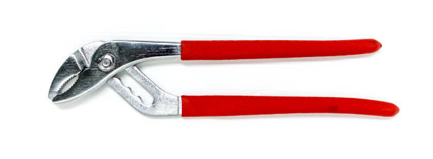 istock Water pump pliers  on white background 665343960