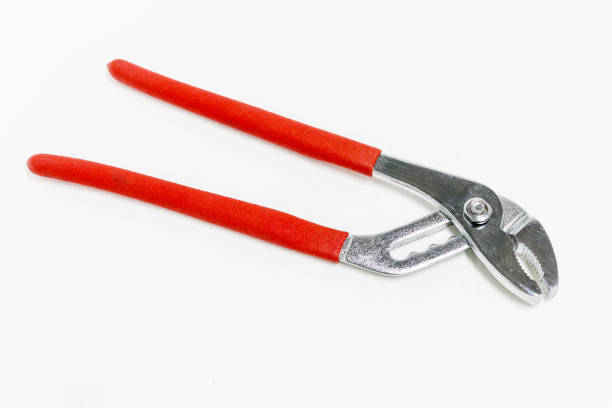 istock Water pump pliers  on white background 665344602