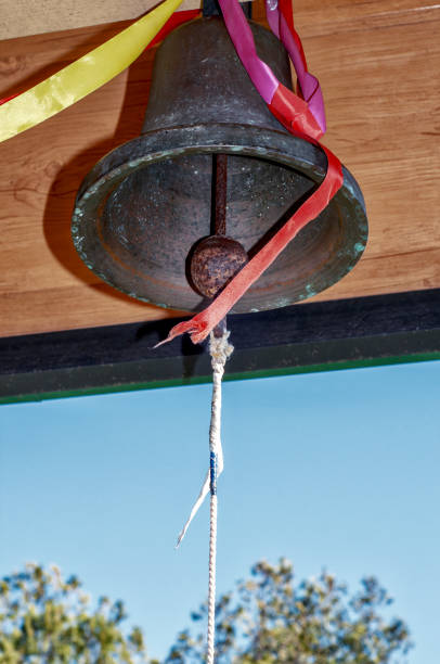istock copper church bell in the tower 665352002