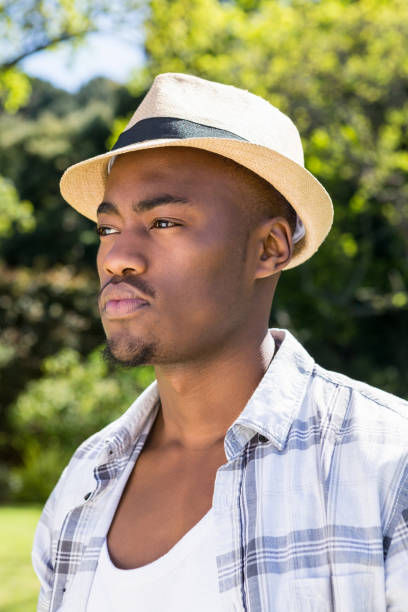istock Young man posing in the garden 665357648