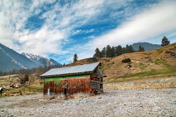 Aru valley landscapes near Pahalgam, Jammu and Kashmir, India