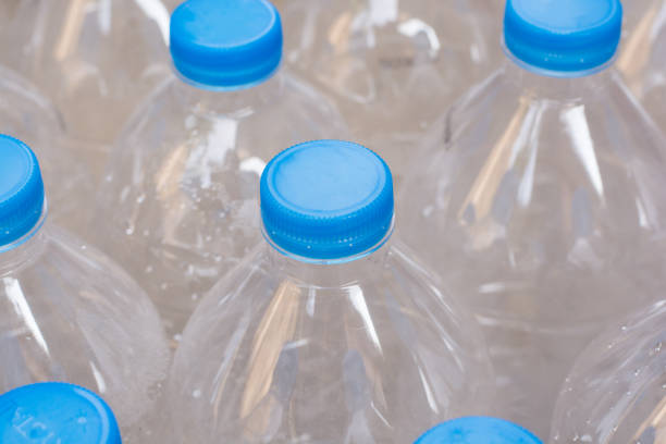 istock Rows of water bottles 665376960