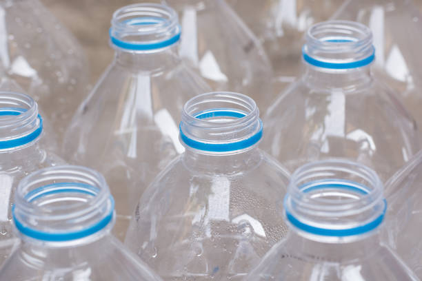 istock Rows of water bottles 665379602
