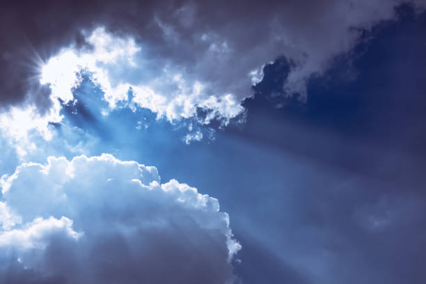 istock Beautiful blue sky with cloudy. Nature Background. Outdoors 665381470