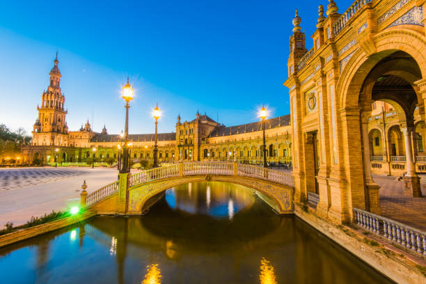 istock Plaza De Espana in Seville, Spain 665387322