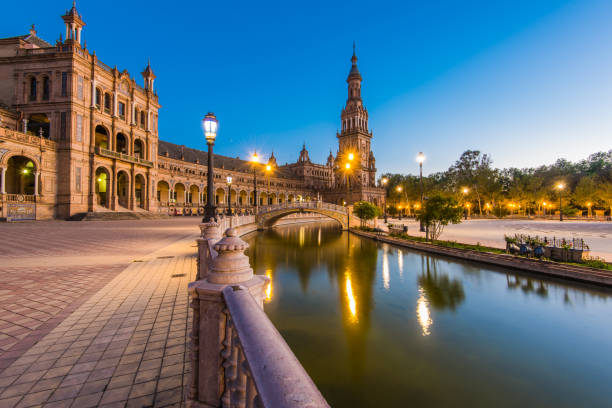 istock Plaza De Espana in Seville, Spain 665397896