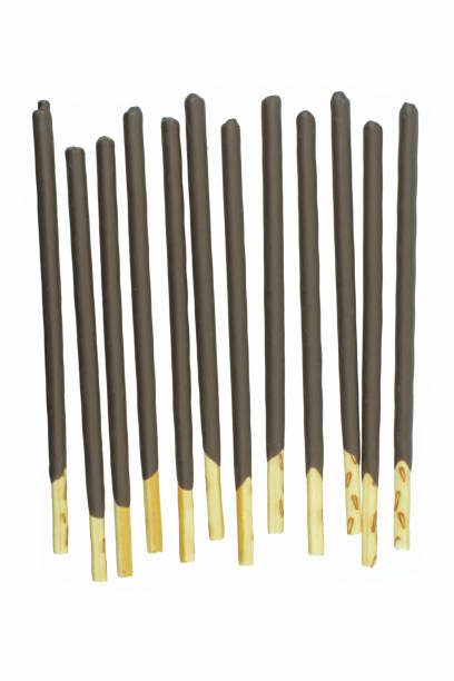 istock biscuit stick coated with chocolate isolated on white 665401210