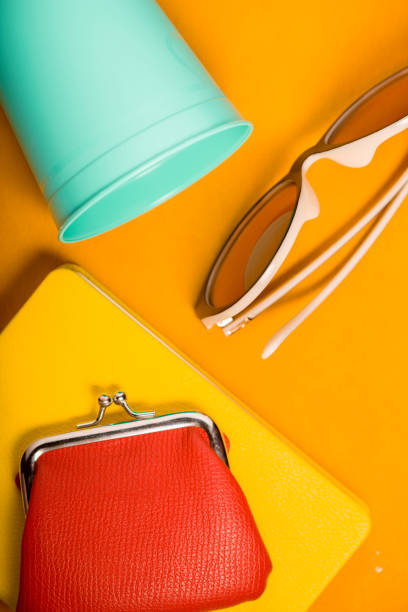 istock Pop art colorful still life vertical 665406454