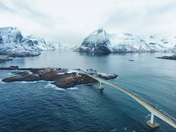 istock Lofoten Islands, view from above 665409998