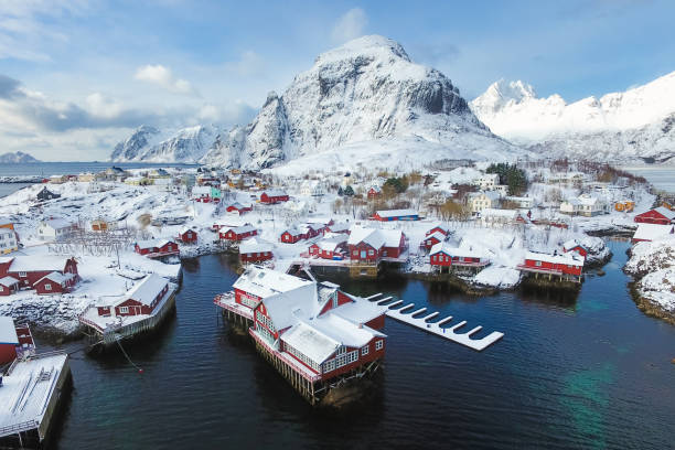 istock Fishing village in Lofoten 665410010