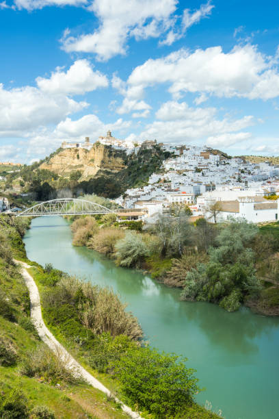 istock Arcos de la Frontera village on hill, Spain 665410064