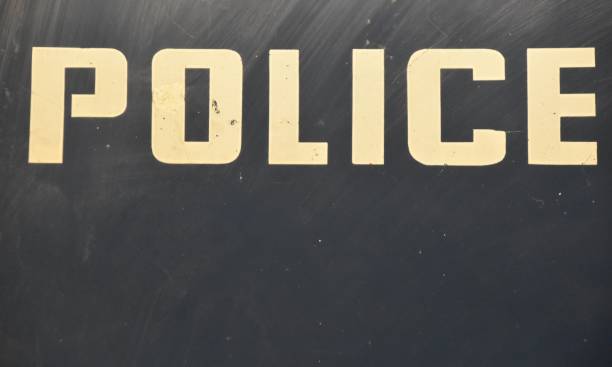 istock Old police sign 665411958
