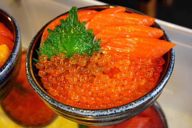 Cleaning, Fish, Food, Food and Drink, Ikura
