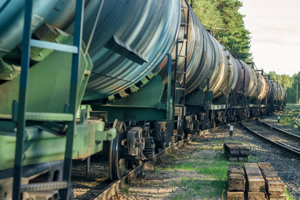 istock Tank wagons with oil 665420574