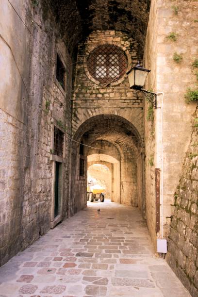 istock Building works in Kotor Old Town 665421784