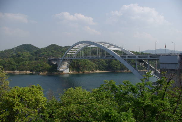 istock Omishima Bridge in Japan 665425180