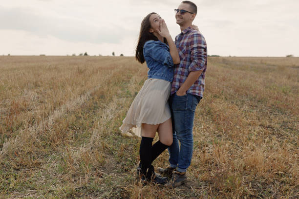 istock Romantic young couple in love 665428134
