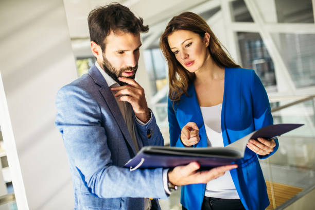istock Business group working in the office 665428188