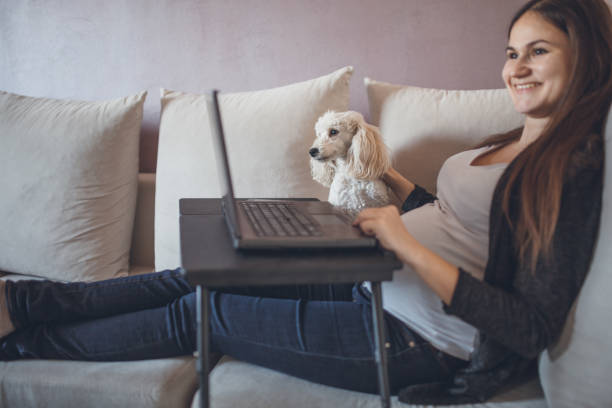 istock Stay at home mom is working from home 665431108