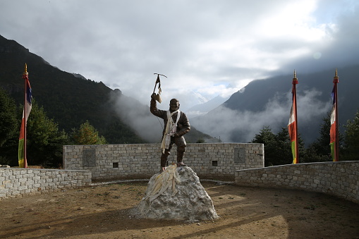 Statue installed in honour of Pioneering Sherpa Mountaineers Tenzing Norgay