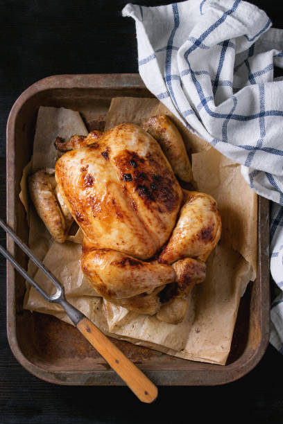 istock Grilled whole organic chicken 665439036