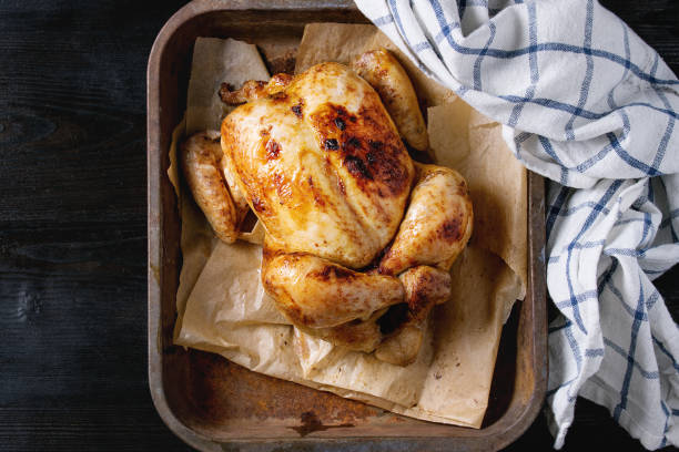 istock Grilled whole organic chicken 665439050