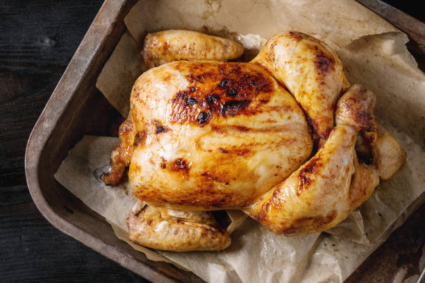 istock Grilled whole organic chicken 665439052