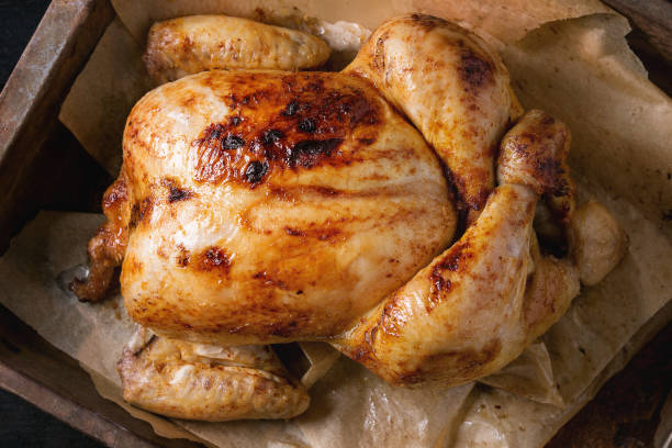 istock Grilled whole organic chicken 665439070
