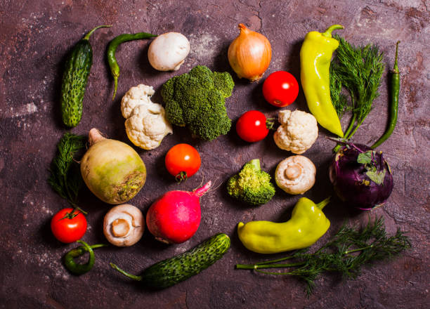 istock Many vegetables laid out on the table 665439080