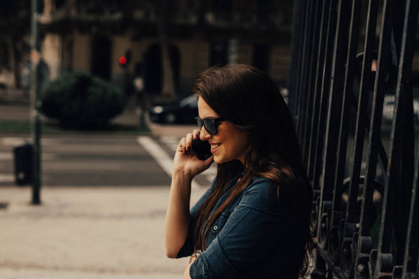 Beautiful girl talking on the phone