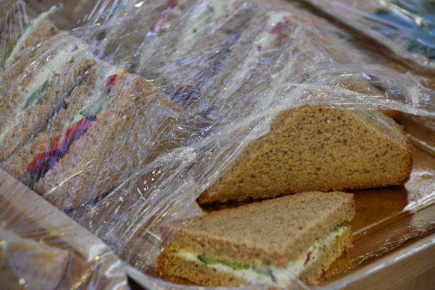 istock Pack of packed sandwiches 665452058