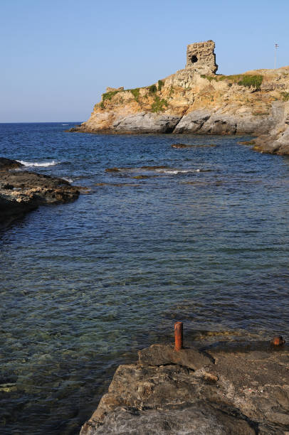 istock The down castle. Andros Island . Cyclades, Greece 665453330