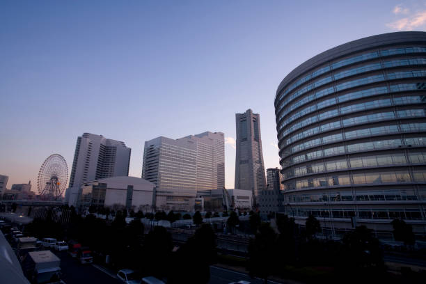istock In the evening and minatomirai area 665460734
