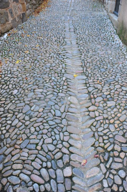 istock Cobblestones in Tossa del Mar - Spain- 665473096