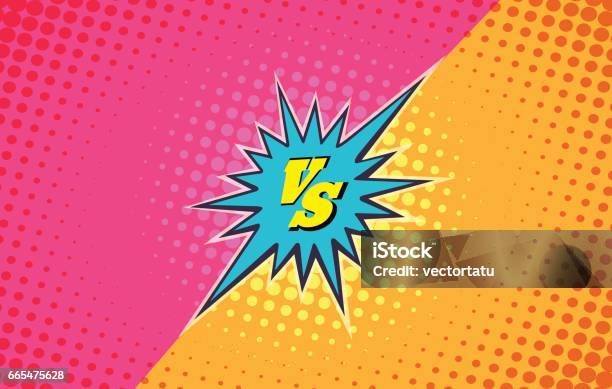 Versus Duel Fighting Background Stock Illustration - Download Image Now - Gambling, Logo, Abstract