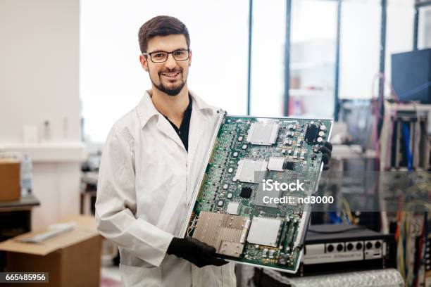 Cmts Card Needs To Be Fixed By Technician Stock Photo - Download Image Now - Wired, Technician, Professional Occupation