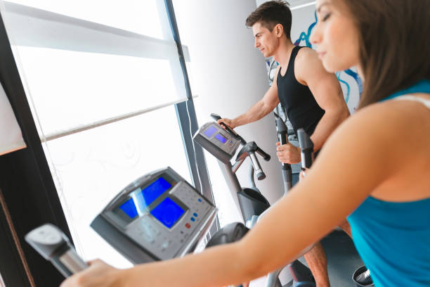 istock People exercising in gym to keep body in shape 665493196