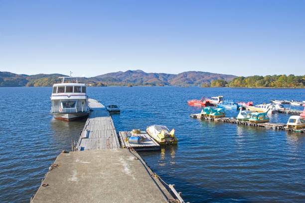 istock Lake hibara in autumn 665503614