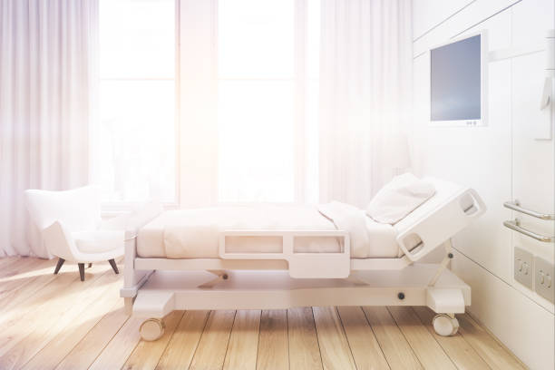 istock Side view of a hospital ward, toned 665507844