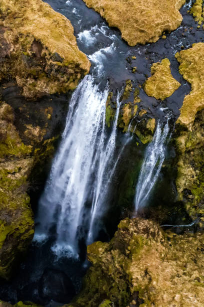 空撮の滝 - north cascades national park aerial view washington state usa ストックフォトと画像